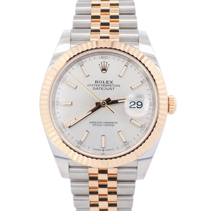 Rolex Datejust 41mm Silver Dial Watch Ref# 126333 - Happy Jewelers Fine Jewelry Lifetime Warranty