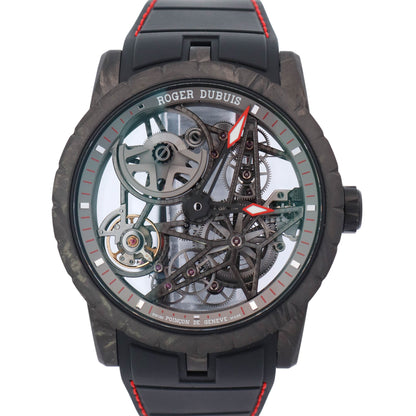 Roger DuBuis Excalibur 42mm Skeleton Dial Watch Ref# DBEX0777 - Happy Jewelers Fine Jewelry Lifetime Warranty