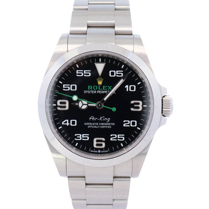 Rolex Air-King 40mm Black Dial Watch Ref# 126900 - Happy Jewelers Fine Jewelry Lifetime Warranty