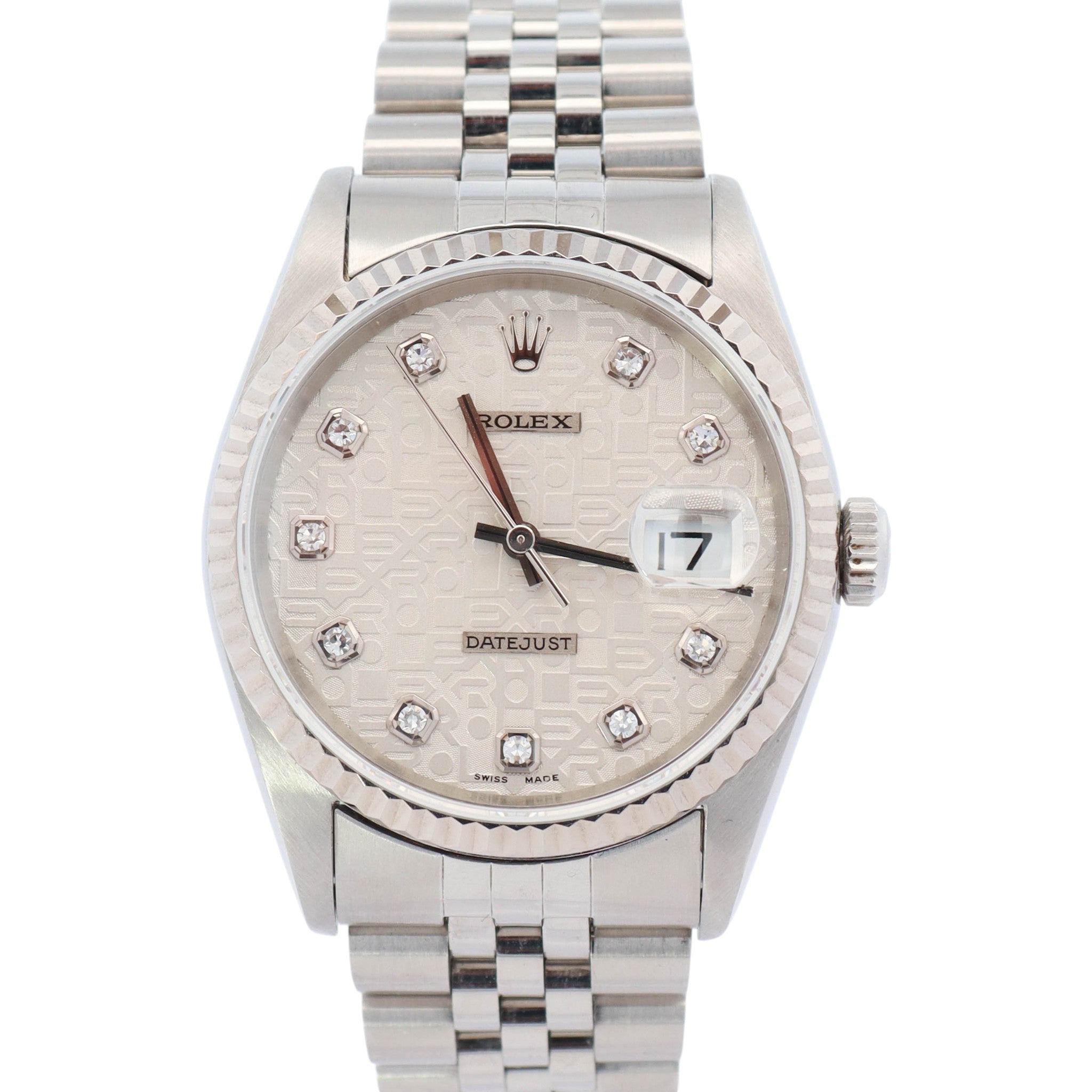 Rolex Datejust 36mm Silver Dial Watch Ref# 16234 - Happy Jewelers Fine Jewelry Lifetime Warranty