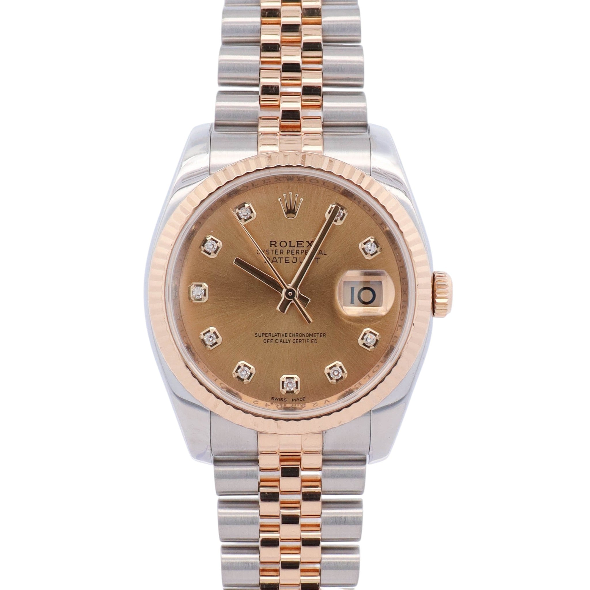 Rolex Datejust 36mm Champagne Dial Watch Ref# 116233 - Happy Jewelers Fine Jewelry Lifetime Warranty