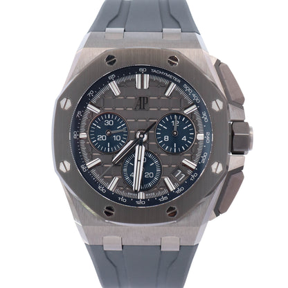 Audemars Piguet Royal Oak Offshore 43mm Grey  Dial Watch Ref# 26420IO.OO.A009CA.01 - Happy Jewelers Fine Jewelry Lifetime Warranty