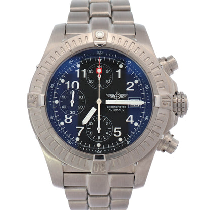 Breiting Avenger 44mm Black Dial Watch Ref# E13360 - Happy Jewelers Fine Jewelry Lifetime Warranty