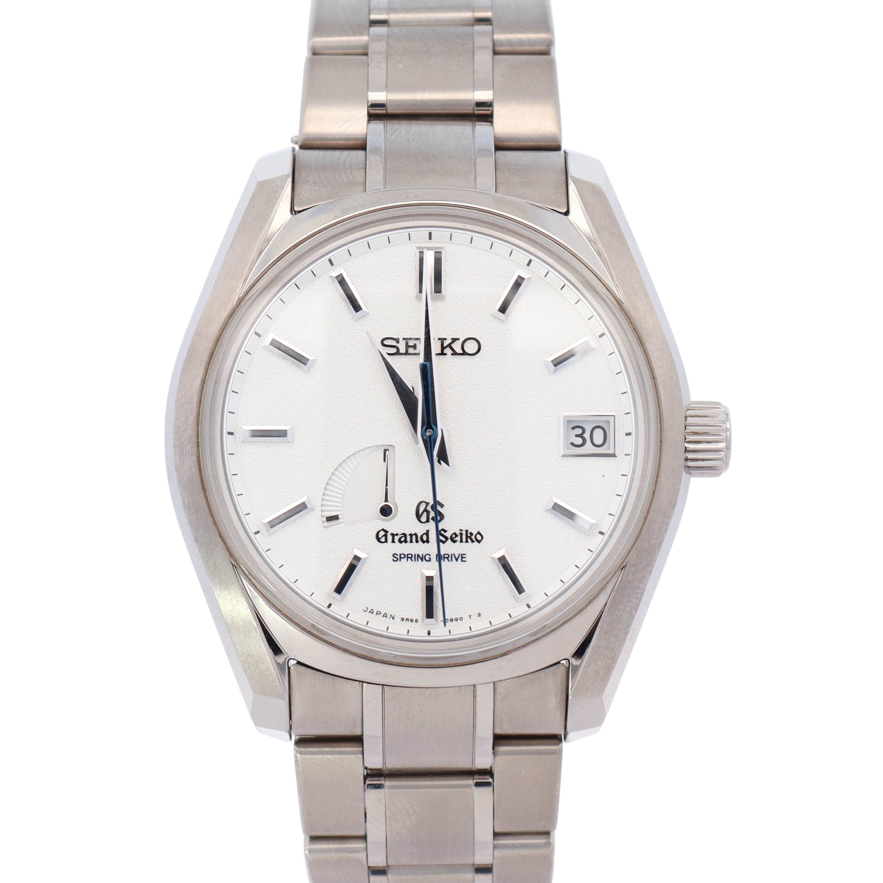 Grand Seiko Spring Drive "Blizzard" 40mm White Dial Watch Ref# SBGA125 - Happy Jewelers Fine Jewelry Lifetime Warranty