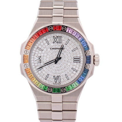 Chopard Alpine Eagle 41mm Pave Diamond Dial Watch Ref# 295363-1006 - Happy Jewelers Fine Jewelry Lifetime Warranty