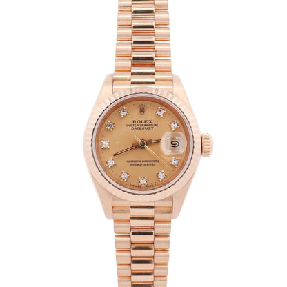 Rolex Datejust 26mm Champagne Dial Watch Ref#  69178 - Happy Jewelers Fine Jewelry Lifetime Warranty
