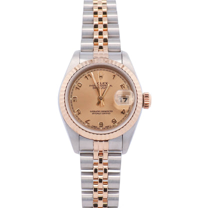 Rolex Datejust 26mm Champagne Dial Watch Ref#  69173 - Happy Jewelers Fine Jewelry Lifetime Warranty