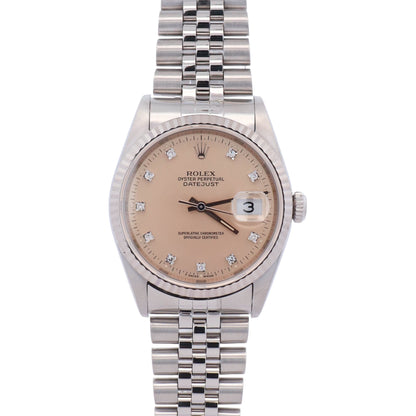 Rolex Datejust 36mm Ivory Dial Watch Ref# 16234 - Happy Jewelers Fine Jewelry Lifetime Warranty