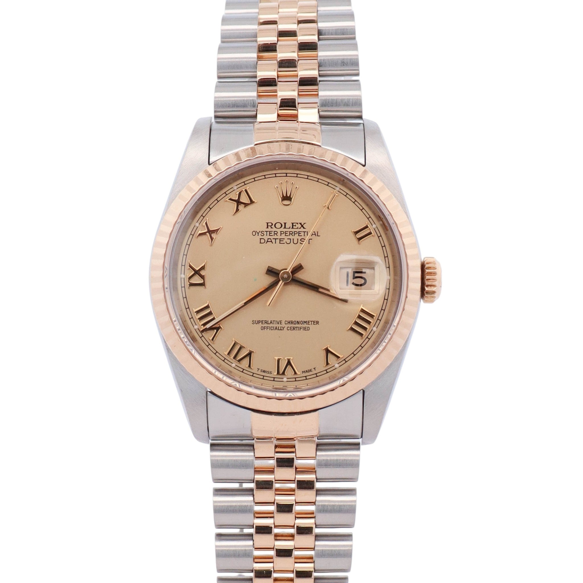 Rolex Datejust 36mm Champagne Dial Watch Ref# 16233 - Happy Jewelers Fine Jewelry Lifetime Warranty