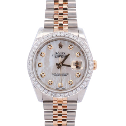 Rolex Datejust 36mm MOP Dial Watch Ref# 116233 - Happy Jewelers Fine Jewelry Lifetime Warranty