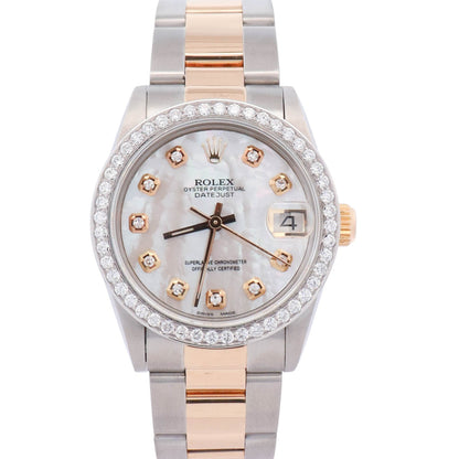 Rolex Datejust 31mm MOP Dial Watch Ref# 68273