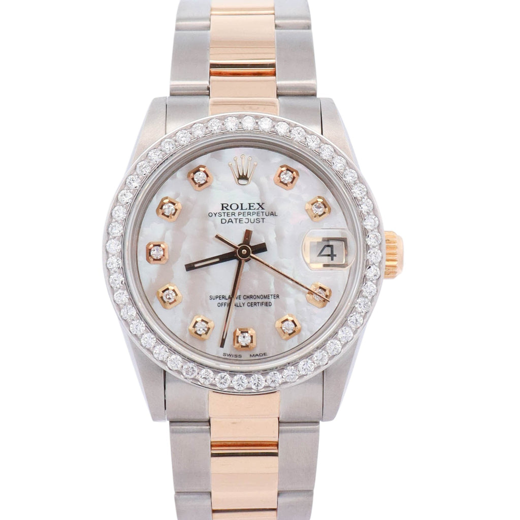 Rolex Datejust 31mm MOP Dial Watch Ref# 68273 – Happy Jewelers