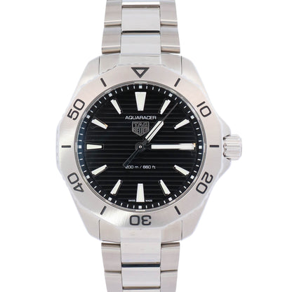 Tag Heuer Aquaracer 40mm Black Dial Watch Ref# WBP1110.BA0627 - Happy Jewelers Fine Jewelry Lifetime Warranty