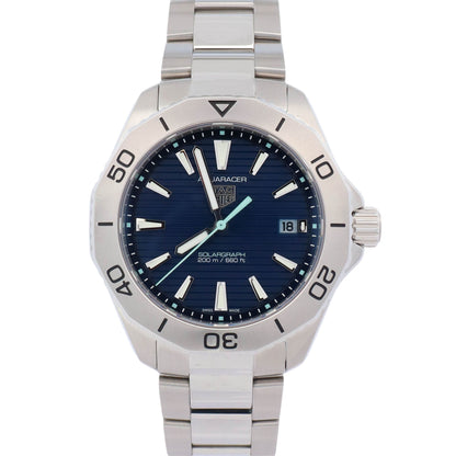 Tag Heuer Aquaracer 40mm Blue Dial Watch Ref# WBP1113.BA0000 - Happy Jewelers Fine Jewelry Lifetime Warranty