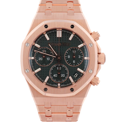 Audemars Piguet Royal Oak 41mm Green Dial Watch Ref# 26240OR.OO.1320OR.08 - Happy Jewelers Fine Jewelry Lifetime Warranty