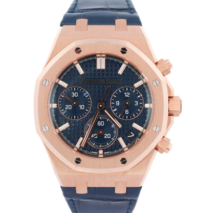 Audemars Piguet Royal Oak 41mm Blue Dial Watch Ref# 26240OR.OO.D315CR.01 - Happy Jewelers Fine Jewelry Lifetime Warranty