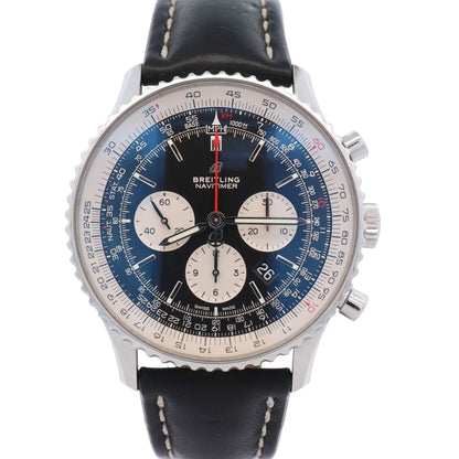 Breitling Navitimer 46mm Black Dial Watch Ref# AB0127 - Happy Jewelers Fine Jewelry Lifetime Warranty