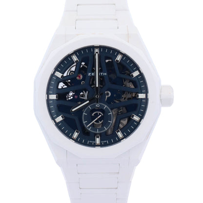 Zenith Defy Skyline 41mm Blue Skeleton Dial Watch Ref# 49.9301.3620/79.I001 - Happy Jewelers Fine Jewelry Lifetime Warranty