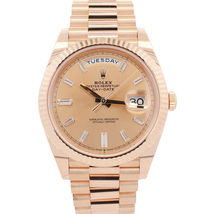 Rolex Day-Date 40mm Champagne Dial Watch Ref# 228238