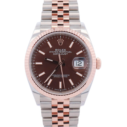Rolex Datejust 36mm Chocolate Dial Watch Ref# 126231 - Happy Jewelers Fine Jewelry Lifetime Warranty