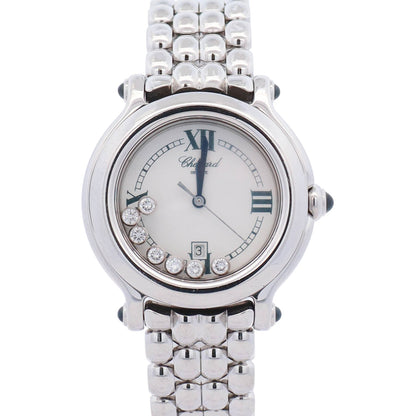 Chopard Happy Sport 32mm White Dial Watch Ref# 27/8236-23 - Happy Jewelers Fine Jewelry Lifetime Warranty