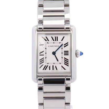 Cartier Tank Must 22mm White Roman Dial Watch Ref# WSTA0107 - Happy Jewelers Fine Jewelry Lifetime Warranty