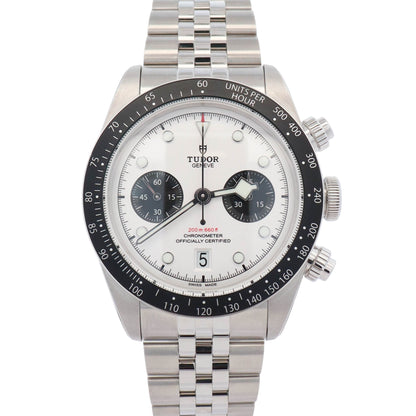 Tudor Black Bay Chrono 41mm White Dial Watch Ref# 79360N - Happy Jewelers Fine Jewelry Lifetime Warranty