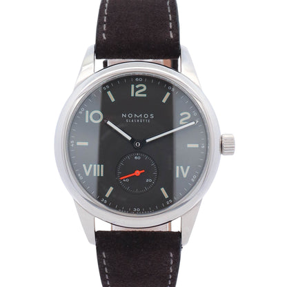 Glashutte Nomos Club Campus 38mm Grey Dial Watch Ref# 736 - Happy Jewelers Fine Jewelry Lifetime Warranty