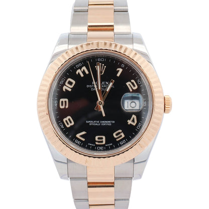 Rolex Datejust 41mm Black Dial Watch Ref# 116333 - Happy Jewelers Fine Jewelry Lifetime Warranty