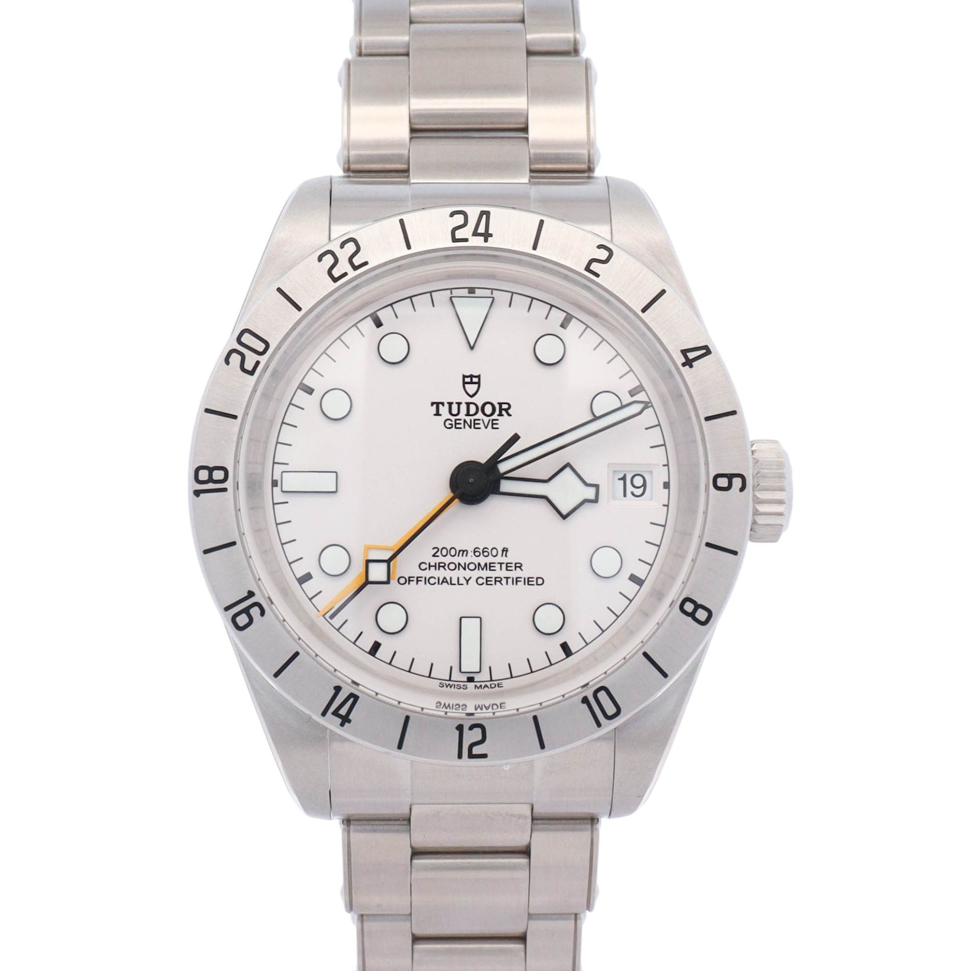 Tudor Black Bay Pro 39mm White Dial Watch Ref# 79470-0004 - Happy Jewelers Fine Jewelry Lifetime Warranty