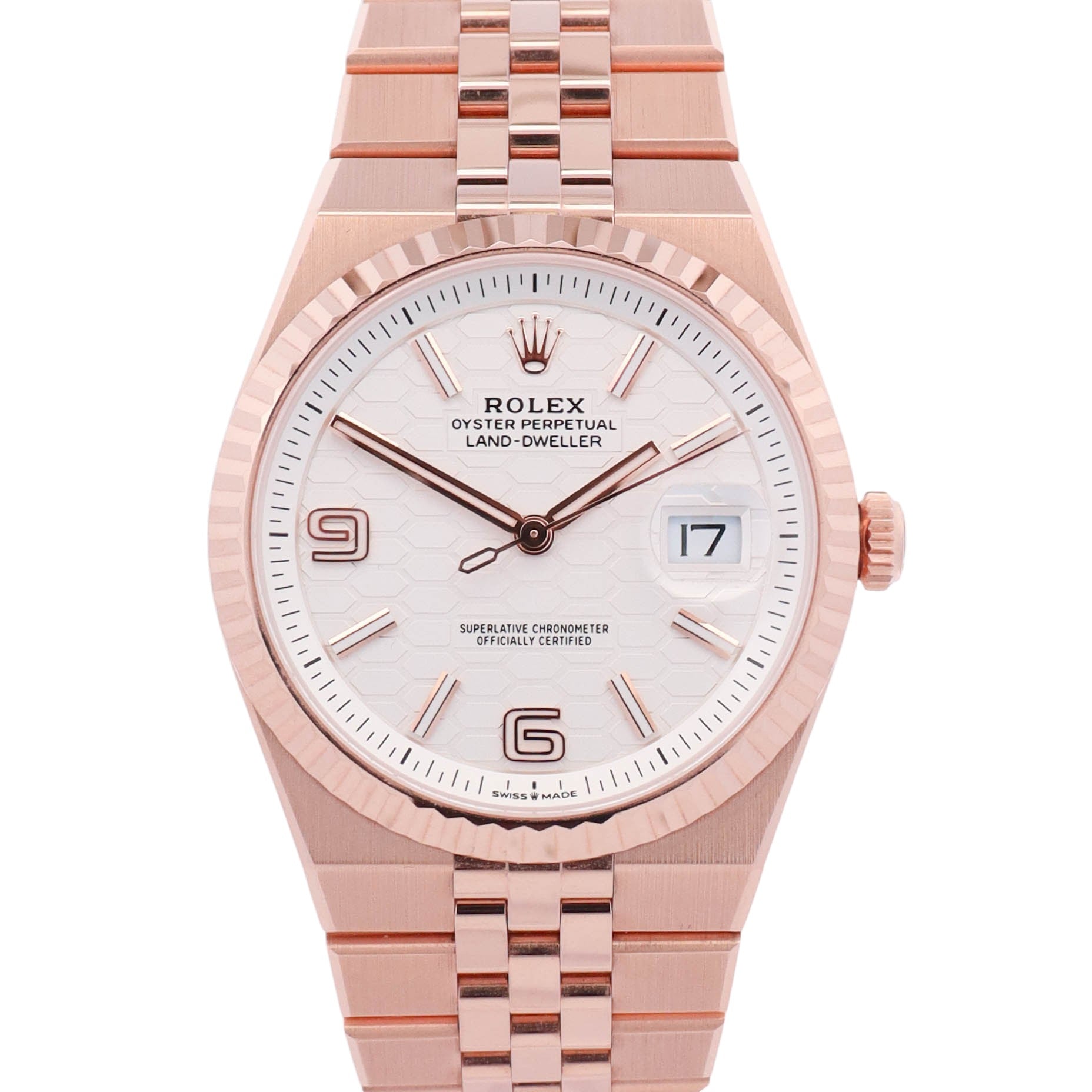 Rolex Land-Dweller 40mm White Dial Watch Ref# 127335