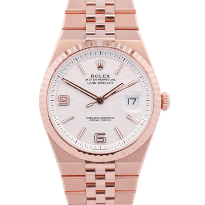 Rolex Land-Dweller 40mm White Dial Watch Ref# 127335