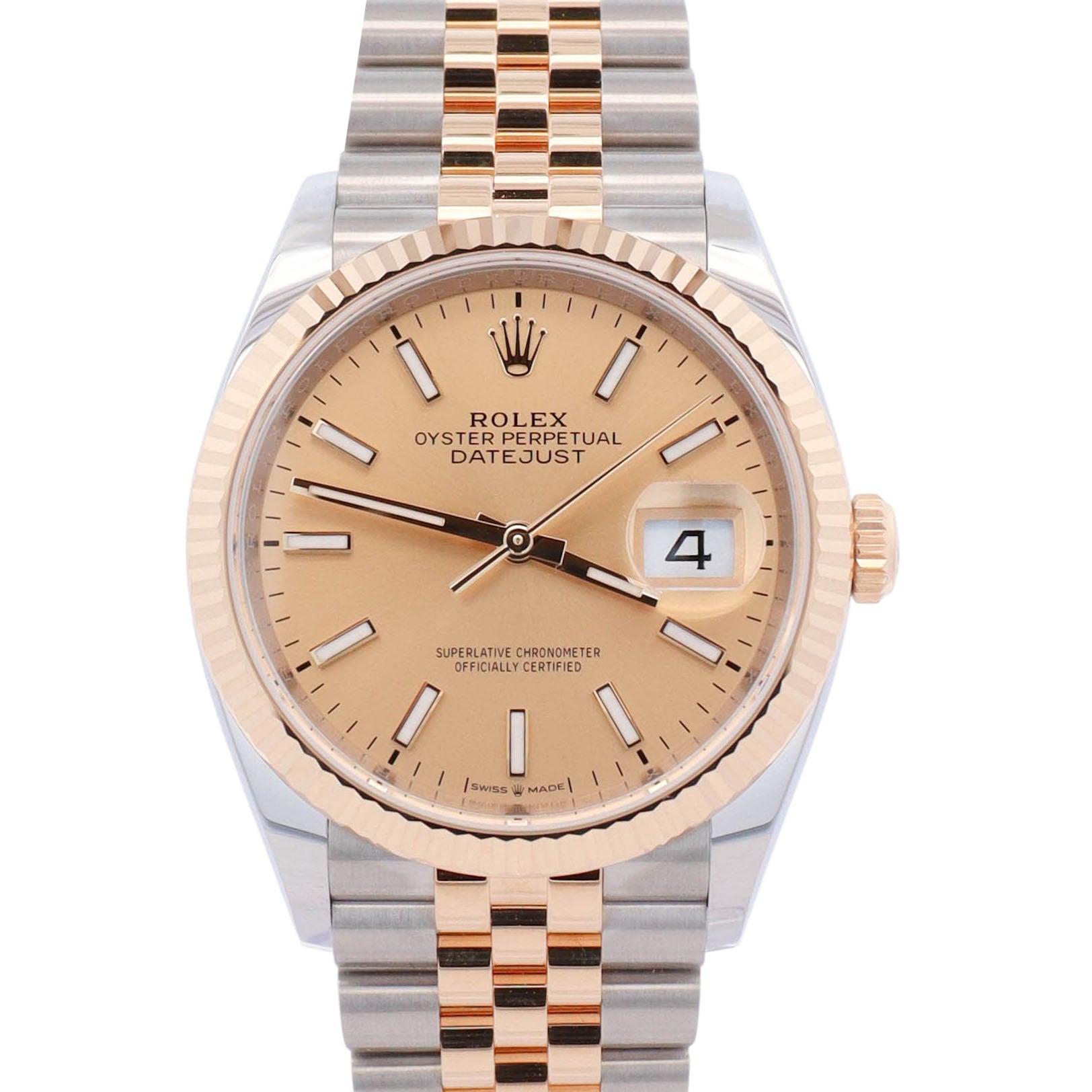 Rolex Datejust 36mm Champagne Dial Watch Ref# 126233