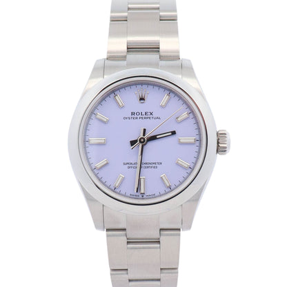 Rolex Oyster Perpetual 31mm Lilac Dial Watch Ref# 277200 - Happy Jewelers Fine Jewelry Lifetime Warranty