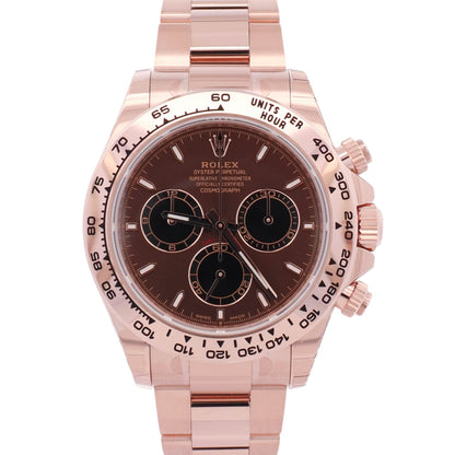 Rolex Daytona 40mm Chocolate Dial Watch Ref# 126505 - Happy Jewelers Fine Jewelry Lifetime Warranty
