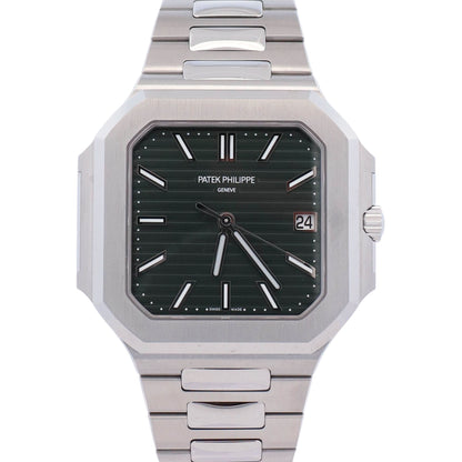 Patek Philippe Cubitis 45mm Green Dial Watch Ref# 5821/1A-001 - Happy Jewelers Fine Jewelry Lifetime Warranty