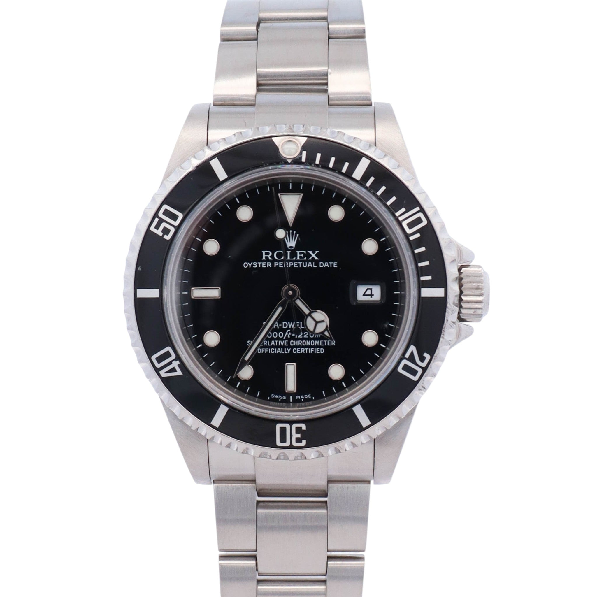 Rolex Sea-Dweller 40mm Black Dial Watch Ref# 16600 - Happy Jewelers Fine Jewelry Lifetime Warranty