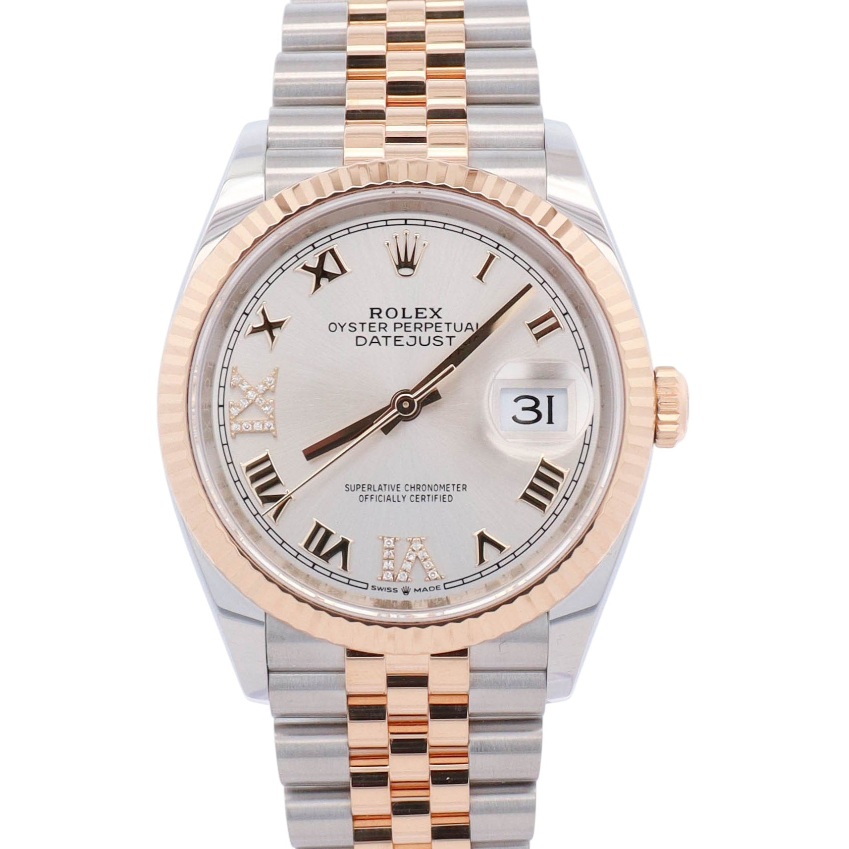 Rolex Datejust 36mm Silver Dial Watch Ref# 126233 - Happy Jewelers Fine Jewelry Lifetime Warranty