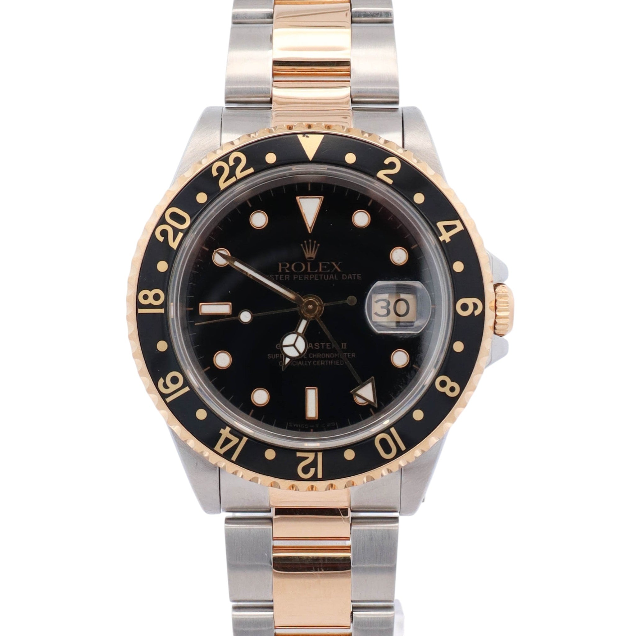 Rolex GMT-Master II 40mm Black Dial Watch Ref# 16713 - Happy Jewelers Fine Jewelry Lifetime Warranty