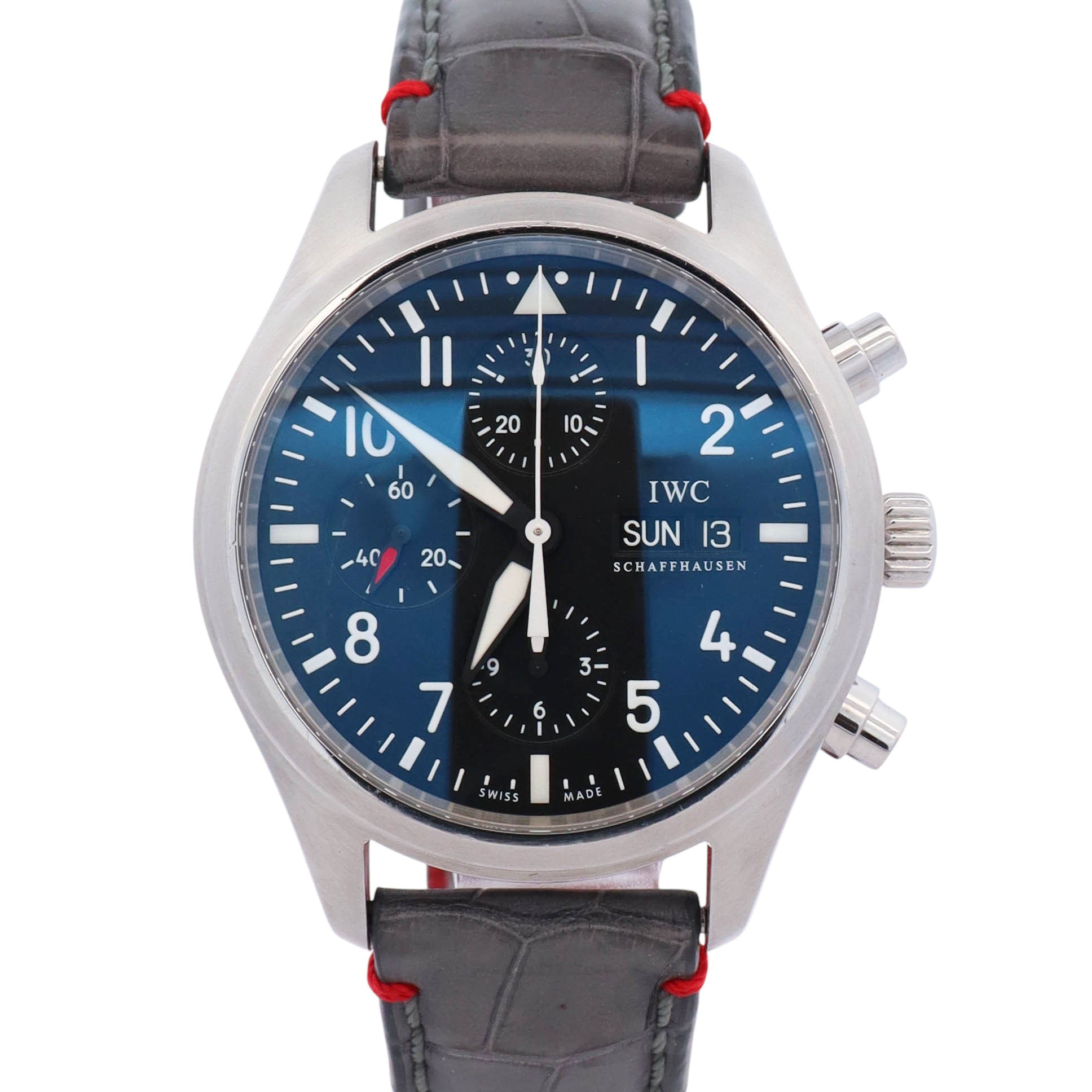 IWC Pilots 42mm Black Dial Watch Ref# IW371701 - Happy Jewelers Fine Jewelry Lifetime Warranty