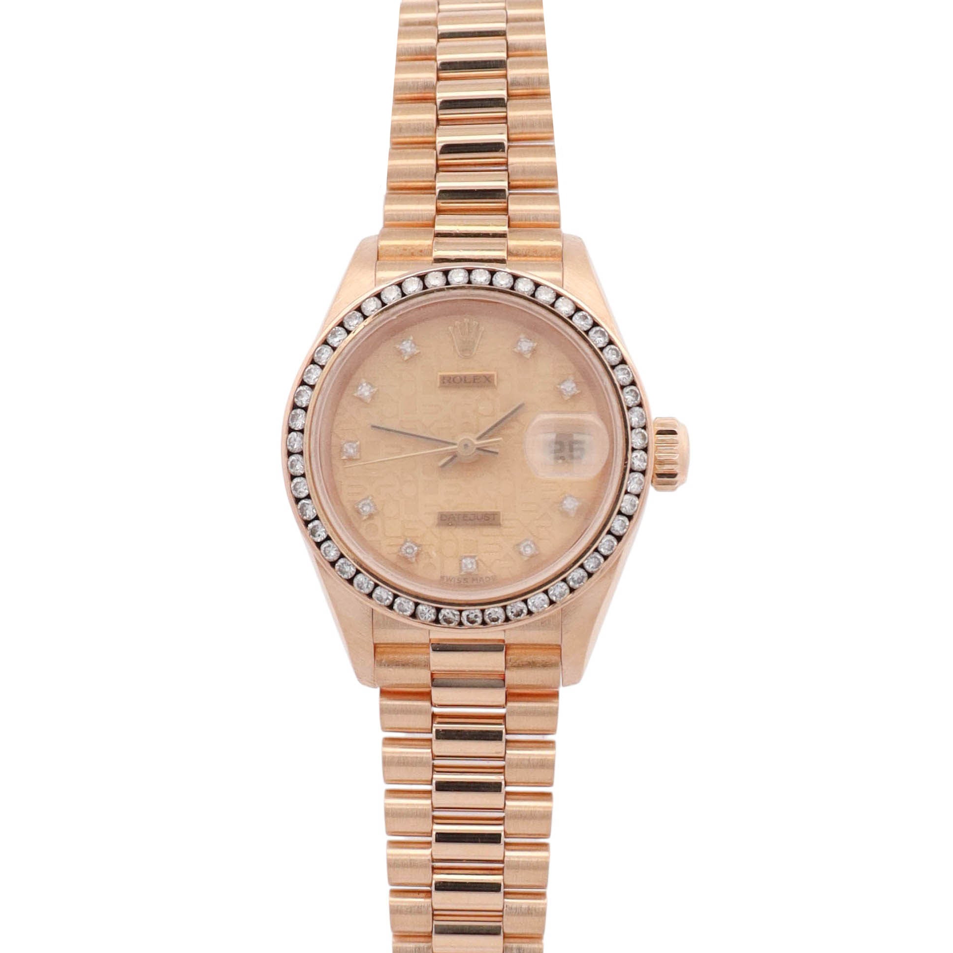 Rolex Datejust 26mm Champagne Dial Watch Ref# 69178 - Happy Jewelers Fine Jewelry Lifetime Warranty