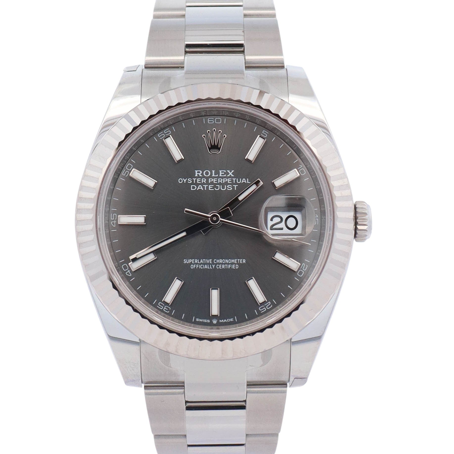 Rolex Datejust 41mm Rhodium Dial Watch Ref# 126334 - Happy Jewelers Fine Jewelry Lifetime Warranty