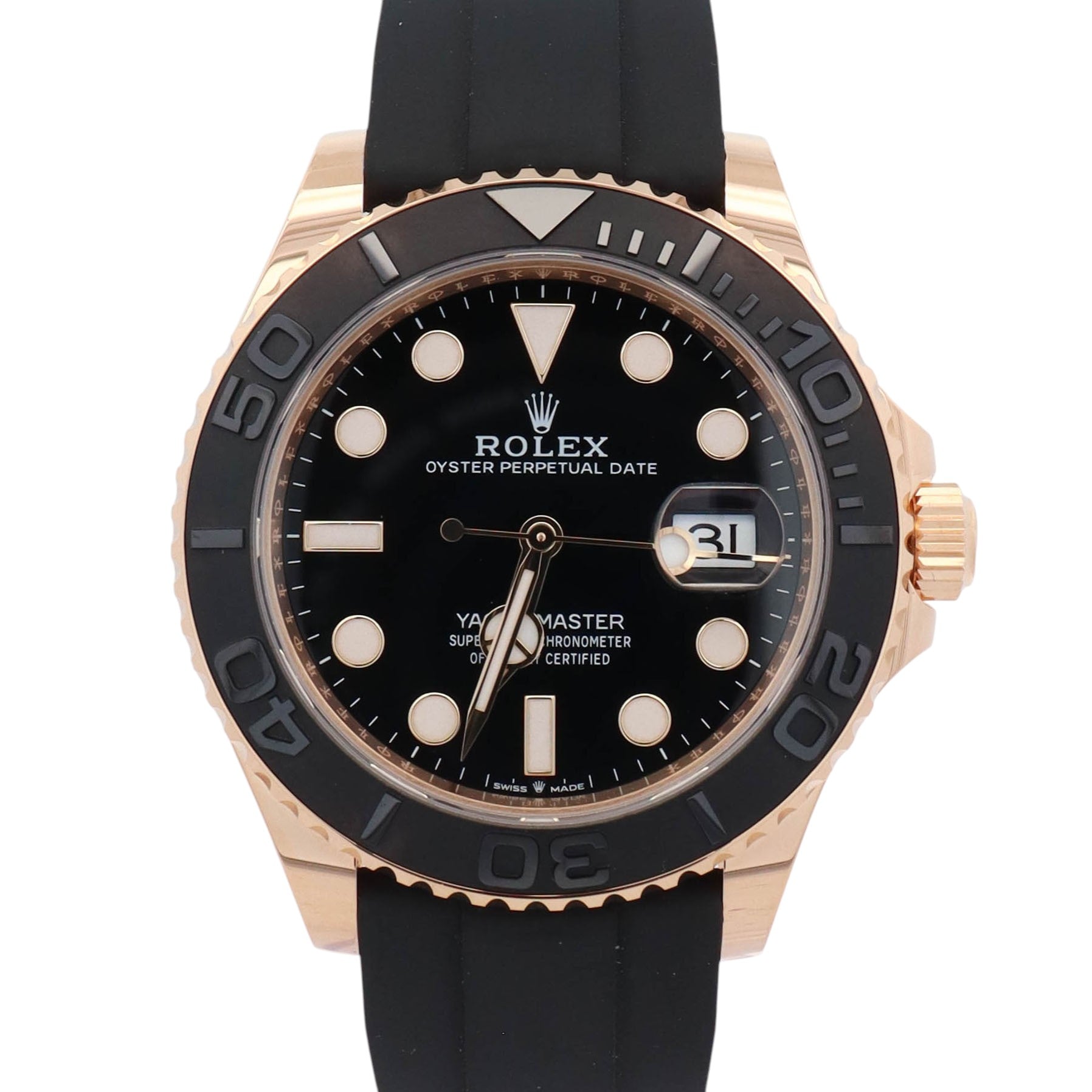 Rolex Yacht-Master 42mm Black Dial Watch Ref# 226658 - Happy Jewelers Fine Jewelry Lifetime Warranty