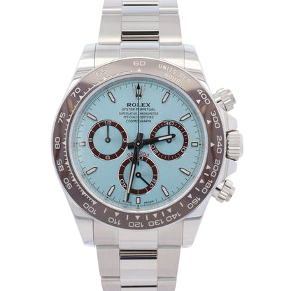 Rolex Daytona 40mm Ice Blue Dial Watch Ref# 126506 - Happy Jewelers Fine Jewelry Lifetime Warranty