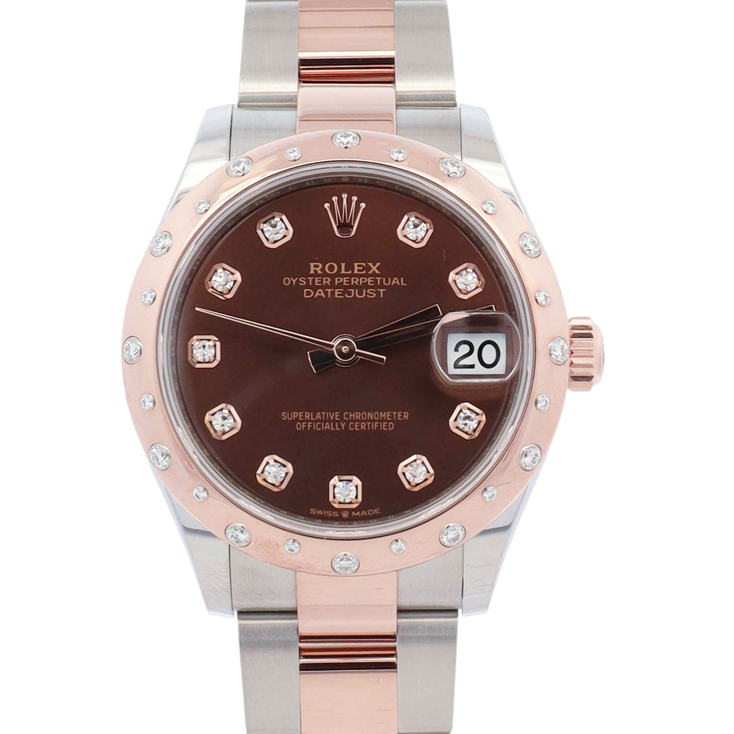Rolex Datejust 31mm Chocolate Dial Watch Ref# 278341RBR - Happy Jewelers Fine Jewelry Lifetime Warranty
