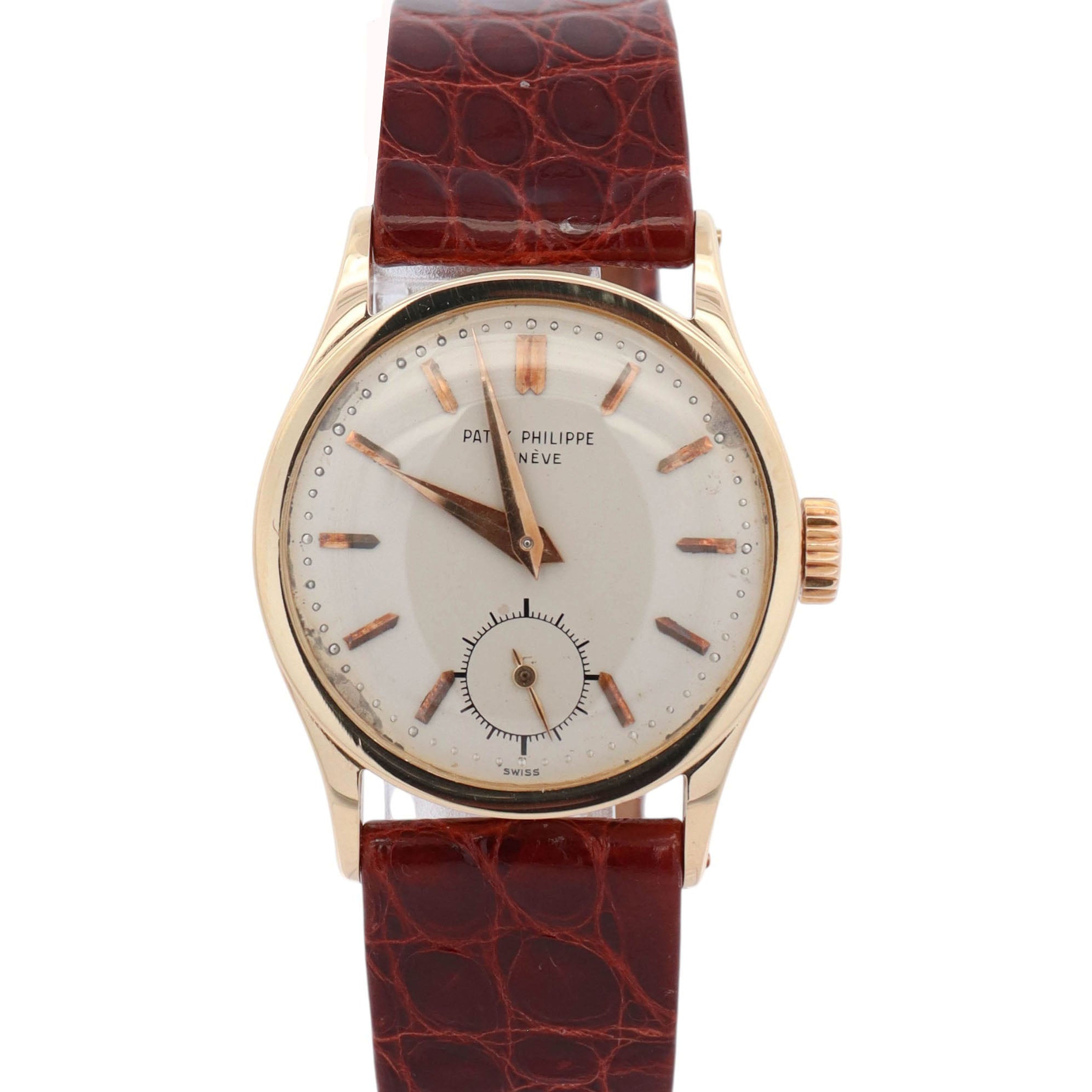 Patek Philippe Calatrava 32mm Cream Dial Watch Ref# 2545 - Happy Jewelers Fine Jewelry Lifetime Warranty