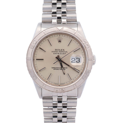 Rolex Datejust 36mm Silver Dial Watch Ref# 16264 - Happy Jewelers Fine Jewelry Lifetime Warranty