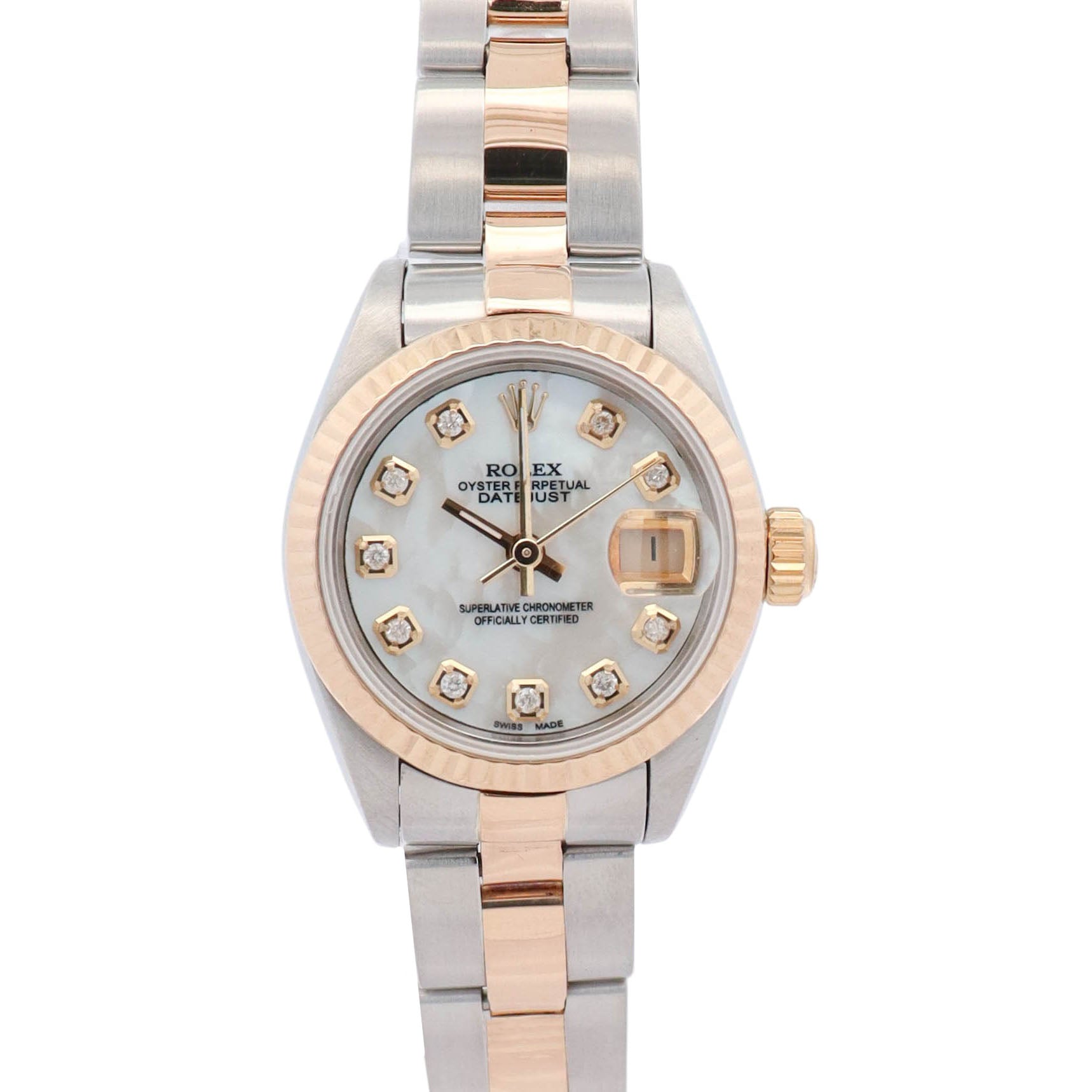 Rolex Datejust 36mm MOP Dial Watch Ref# 69173 - Happy Jewelers Fine Jewelry Lifetime Warranty