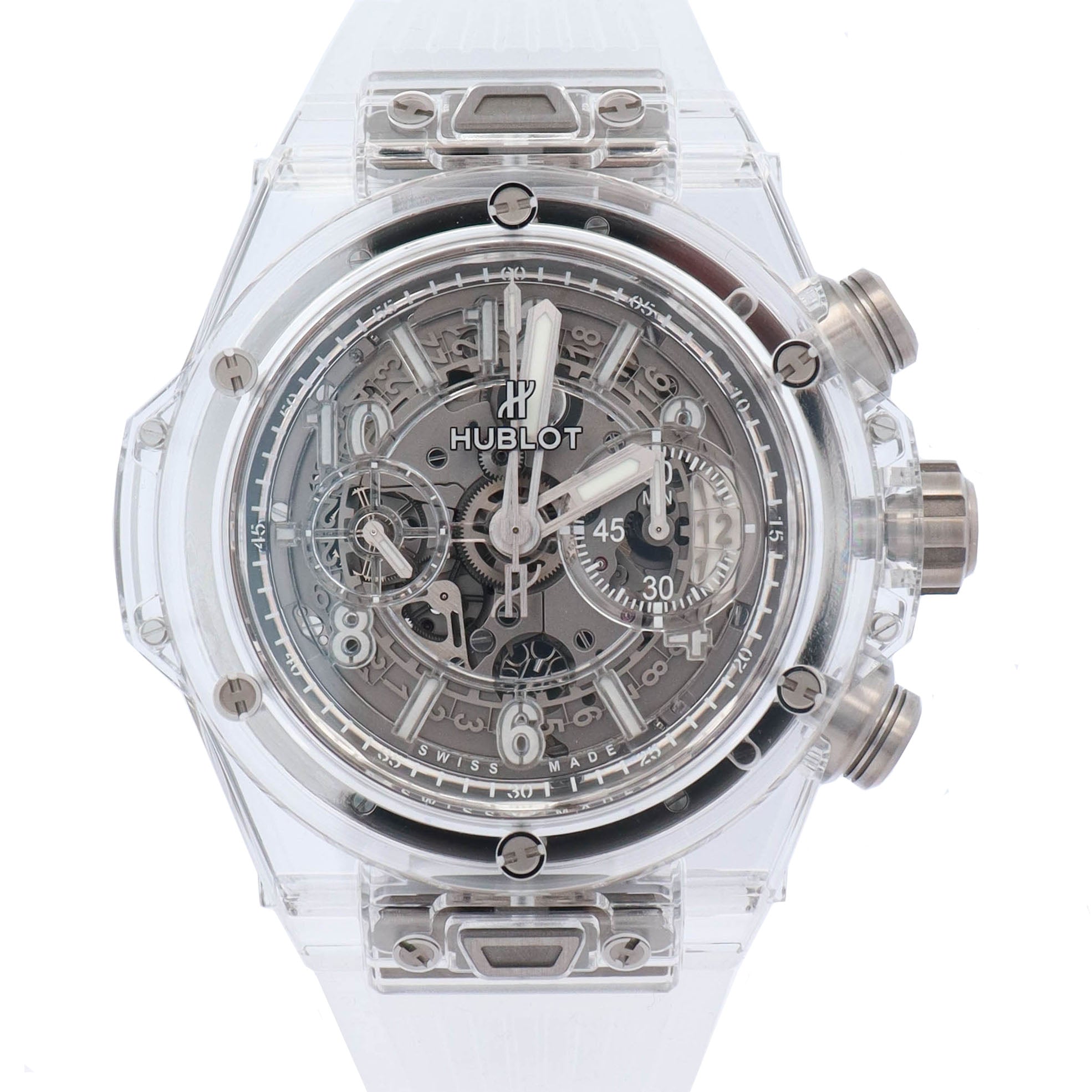 Hublot Big Bang Unico 42mm Skeleton Dial Watch Ref# 441.JX.4802.RT - Happy Jewelers Fine Jewelry Lifetime Warranty