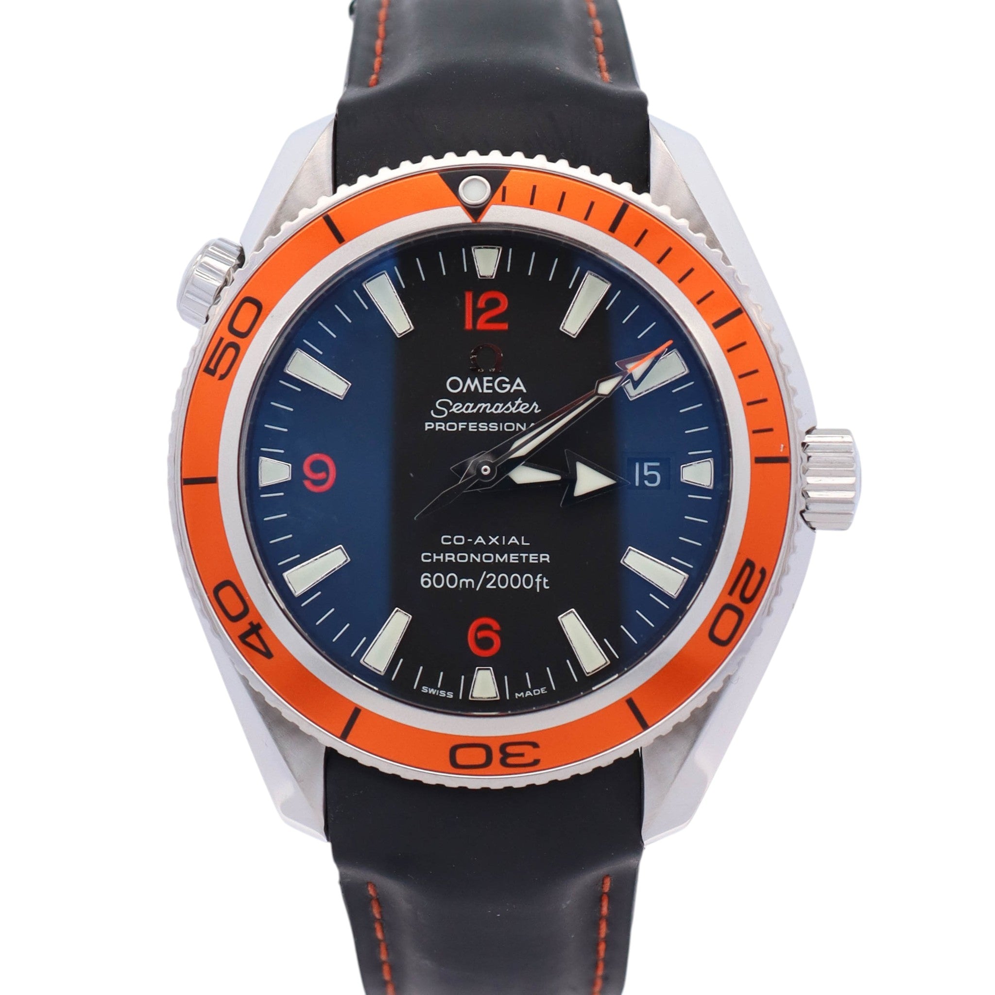 Omega Seamaster 42mm Black Dial Watch Ref# 2209.50.00 - Happy Jewelers Fine Jewelry Lifetime Warranty
